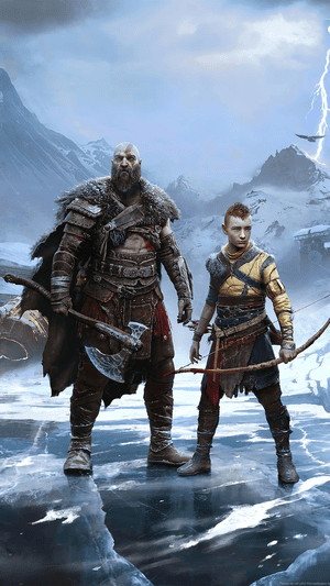 Обложка God of War Ragnarok